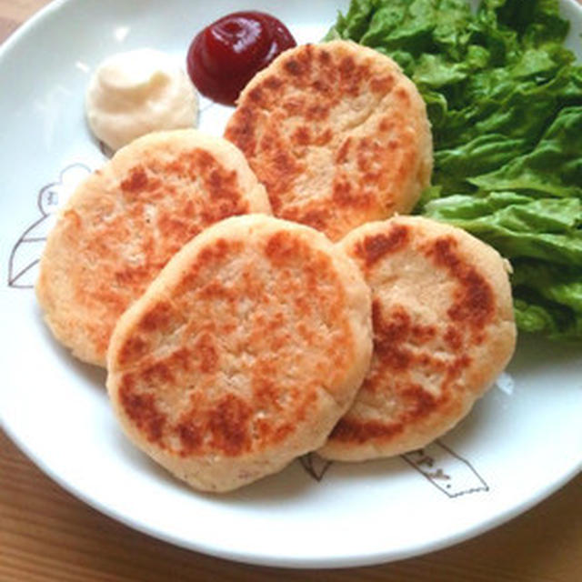 おからとチキンで☆簡単ヘルシーお焼き