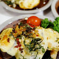 簡単！美味しい！【カリカリドライ梅乗せ　茄子のチーズ焼き】Meijiさんのスライスチーズモニターです♪ by あきさん