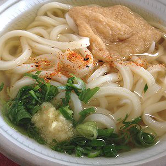 きつねうどん。長女の受難