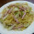 白菜とベーコンのパスタ♪
