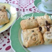 <non-sugar>chocolate-walnut hot biscuit
