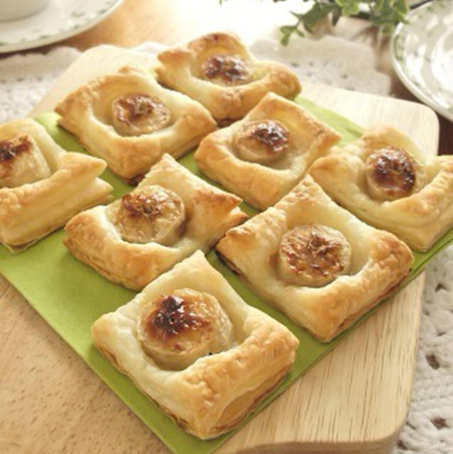 クックパッド話題入り♪トースターで　ひとくちバナナパイ　＆　クリスマスサラダにいかが！？