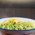 野菜室の友人｜豆苗と卵のオイスター炒め