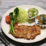ワンプレート晩ご飯！トンテキ