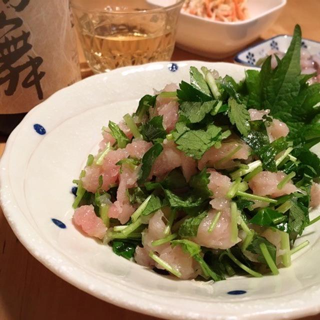 びんちょうまぐろの塩たたき By まちこさん レシピブログ 料理ブログのレシピ満載