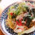 レタスとカニカマあんの皿うどん