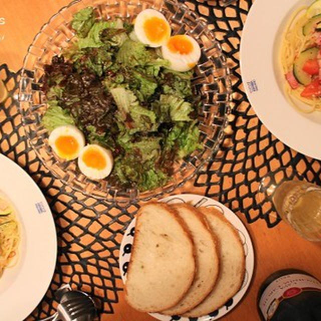 パスタ番長の『ベーコンとズッキーニのスパゲッティ』な夜。