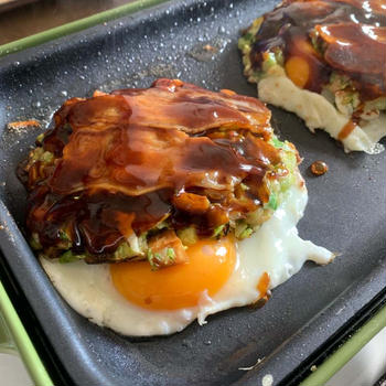 お取り寄せ野菜で、お好み焼きと白和え♪