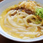 朝はサクッと「カレー釜玉うどん」