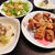 春サラダさわやかよ・・・鶏の唐揚げ♬