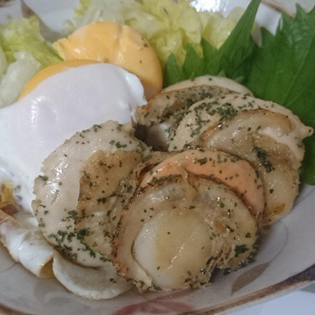 ホタテのパクチーレモンソテー