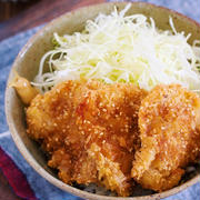 マヨ衣で超簡単！サクサク＆お肉柔らか♪『ソース紙カツ丼』【#作り置き #お弁当 #主食 #主菜 #豚肉】