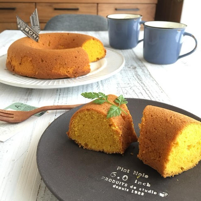 混ぜるだけ　かぼちゃのケーキ