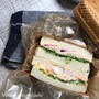 息子の✳︎サンドイッチ弁当♡【#お弁当#サンドイッチ】