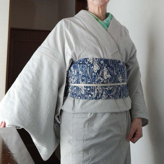 コットン生地着物