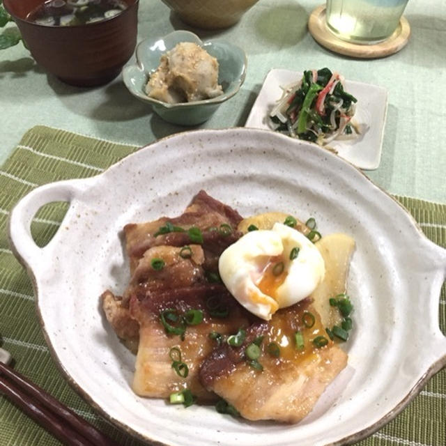 超オススメ！豚バラ肉のコッテリ炒め♡丼にしても美味しい〜！