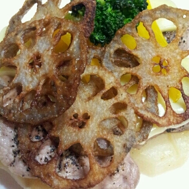お野菜たっぷり豚ヒレチーズ焼き☆