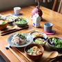 香味野菜たっぷり！あじのたたき丼・献立。