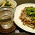 「豚肉の梅干し炒め」「菜っぱとお揚げの炊いたん」