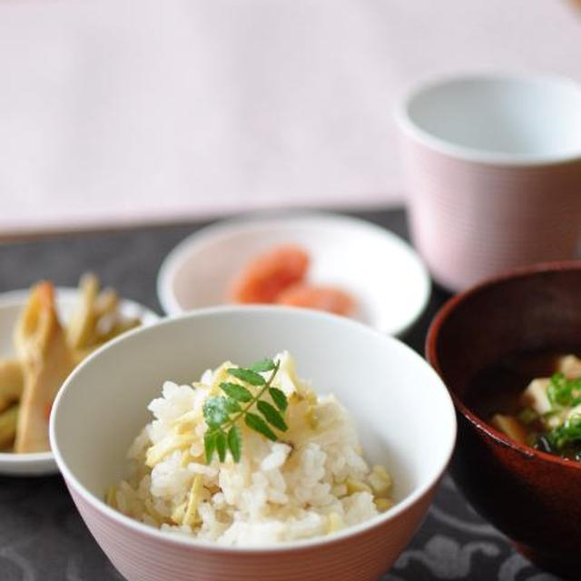 「筍ご飯」