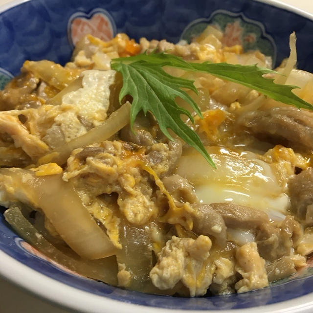 煮物リメイクdｅ親子丼 笑笑