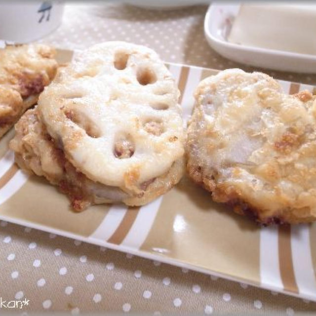 蓮根のツナおかか天★