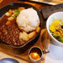 あずさ珈琲小さめごはんとスイーツのセット、昨日の昼ごはん#私のごはん