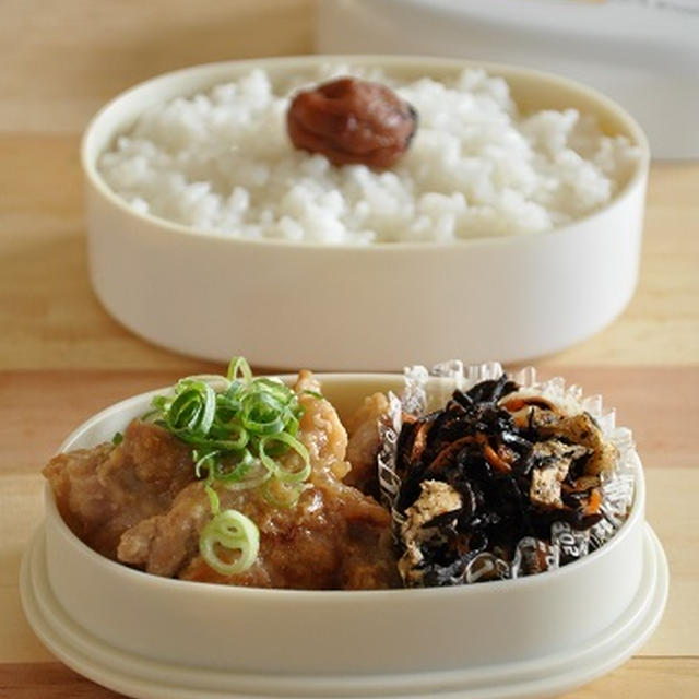 作りおきおかずを詰め込んだ今日のお弁当