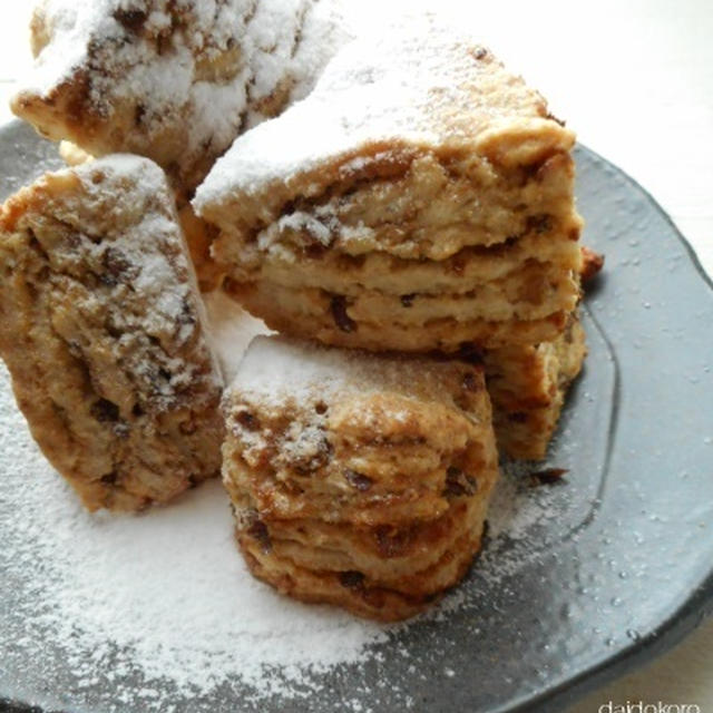 シュトーレン風味のしましまスコーン