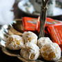 Happy Halloween Pumpkin Snowball Cookiesハロウィーンほろほろかぼちゃクッキー