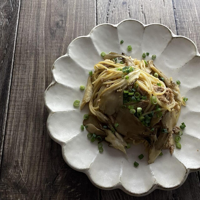 舞茸とツナの和風パスタ