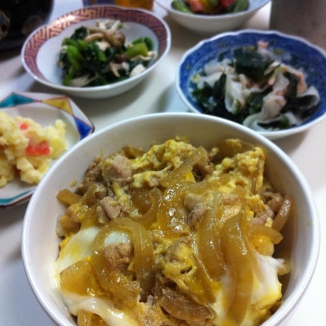 日曜日ウチごはん♡親子丼♡