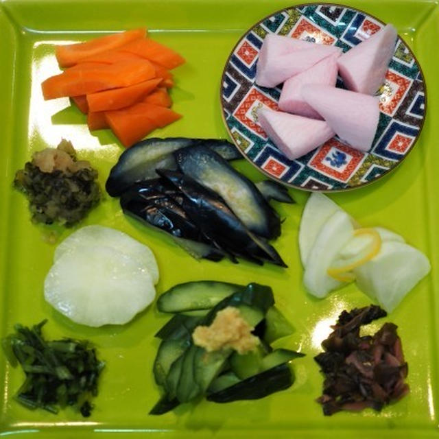 漬けもの定食