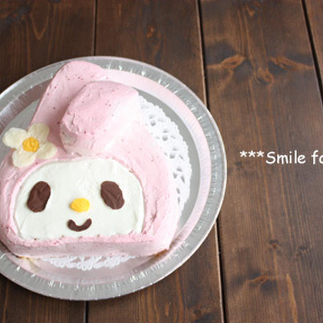 手作りケーキ マイメロちゃんのケーキ By Akeminさん レシピブログ 料理ブログのレシピ満載