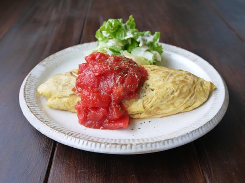 ひき肉のスパイスオムライス