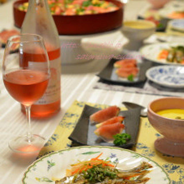 日本ワインと和食でホームパーティー☆シシャモの和風マリネ✿