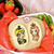ナルト＆サクラのひな祭りキャラ弁／こうた画雛人形