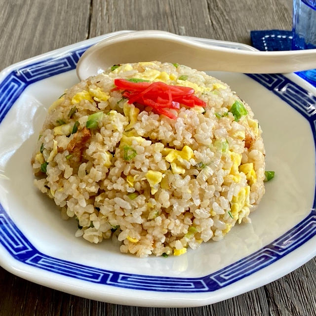 アメリカのおうちごはん 【ちくわ入りの懐かし焼き飯】