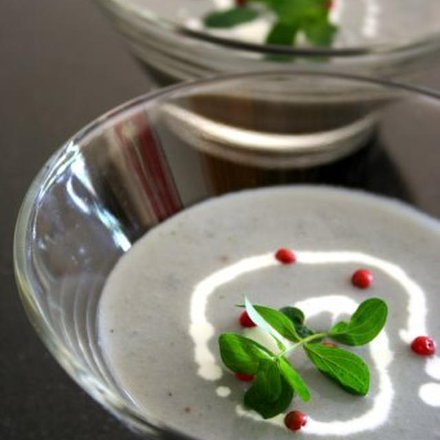 Chilled Purple Potato Soup紫芋の冷たいスープ