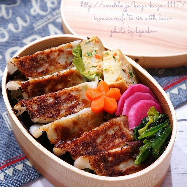昼カフェ☆男前な餃子弁当