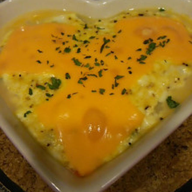 豆腐のタルタルグラタン