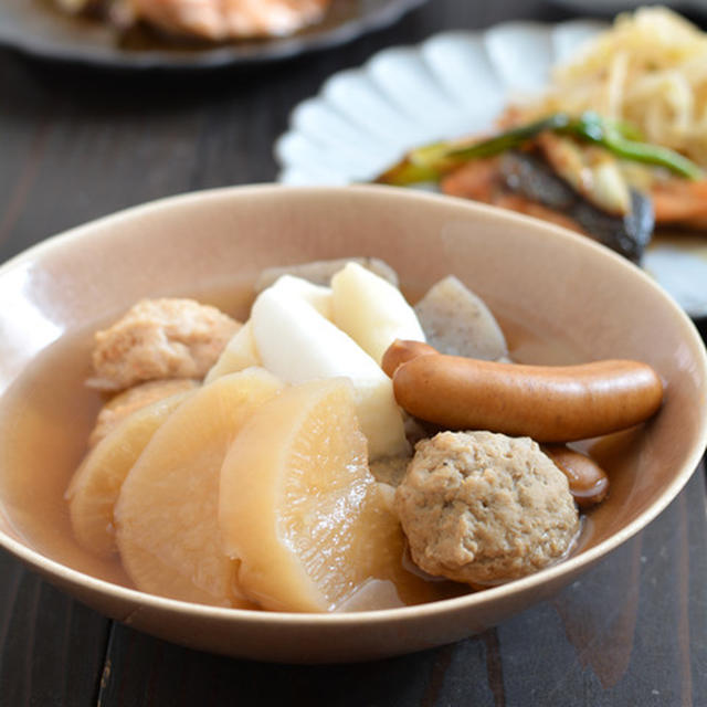 魚献立の相手はおでんを選びがち。（晩ごはん2DAYS）