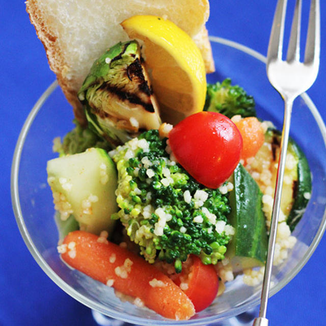 簡単持ち寄りレシピ 温野菜のクスクスサラダ By Nystylecafeさん レシピブログ 料理ブログのレシピ満載