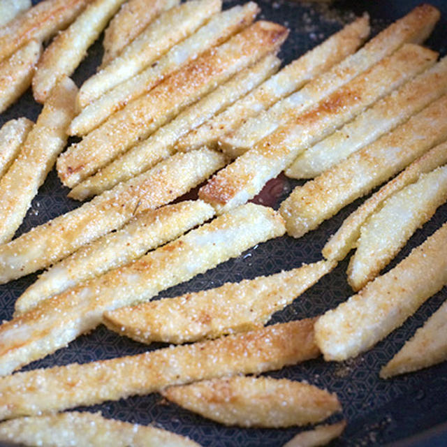 【少量の油で作るカリカリポテト】