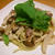 カツオのコンフィときのこ＆ルッコラでおいしいパスタ