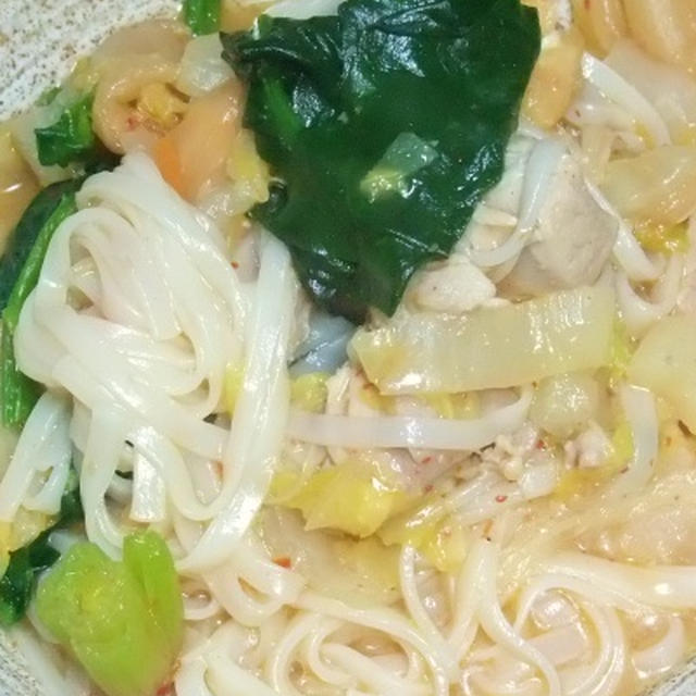 鍋リメイクうどん