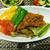 キーマカレーの夏野菜たっぷりのせ＾０＾
