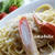 蟹クリームパスタのセット
