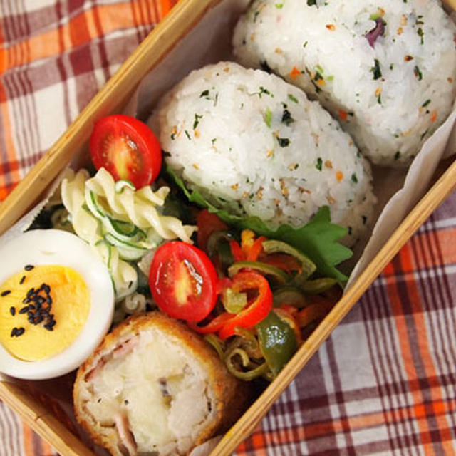じゃが芋のクリームコロッケお弁当＆朝焼けこやけ♪