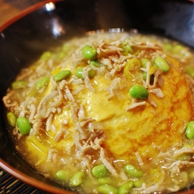 ハムたっぷり天津飯